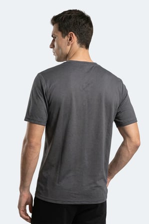 Slazenger NOONE I Erkek  Koyu Gri Tişört