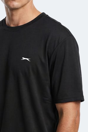 Slazenger NOONE I Erkek  Siyah Tişört