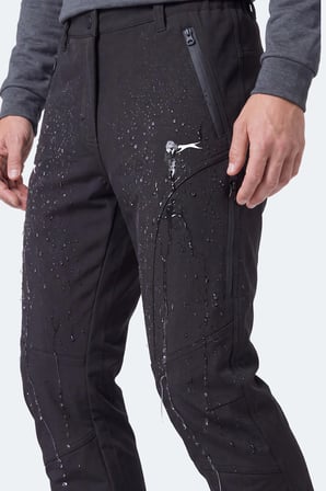 Slazenger CELYON Erkek İçi Polarlı Softshell Siyah Pantolon