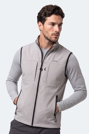 Slazenger CRUISER I Erkek Softshell Bej Yelek
