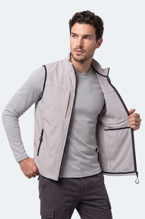Slazenger CRUISER I Erkek Softshell Bej Yelek
