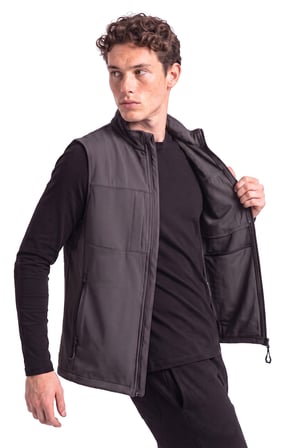 Slazenger CRUISER I Erkek Softshell Koyu Gri Yelek