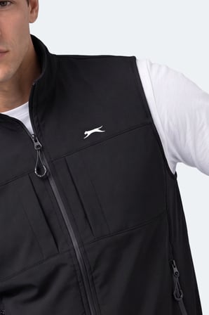 Slazenger CRUISER I Erkek Softshell Siyah Yelek