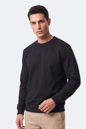 Slazenger KLAHAN I Erkek  Siyah Sweatshırt