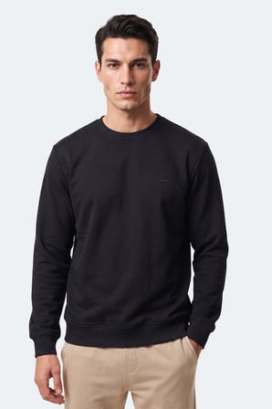 Slazenger KLAHAN I Erkek  Siyah Sweatshırt
