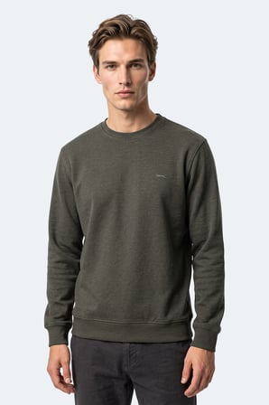 Slazenger KLAHAN I Erkek  Haki Sweatshırt