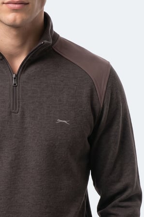 Slazenger KLASS I Erkek  Kahve Sweatshırt