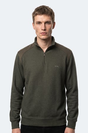 Slazenger KLASS I Erkek  Haki Sweatshırt