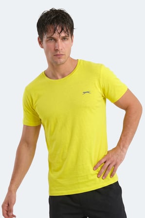 Slazenger SANDER KTN 5 li Set Erkek  Beyaz - Gri - Lacivert - Siyah - Sarı Tişört
