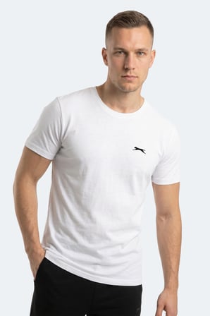 Slazenger SANDER KTN 5 li Set Erkek  Beyaz - Siyah - Gri - Saks Mavi - Lacivert Tişört