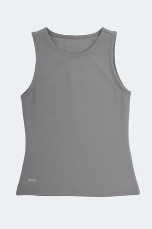 Slazenger VATIK I 2 Lİ SET Kadın Slim Fit Siyah - Gri Atlet