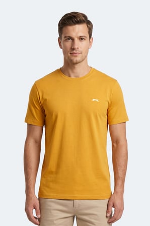 Slazenger NOTRON I 3 LÜ SET Erkek  Sarı - Kırmızı - Saks Mavi Tişört