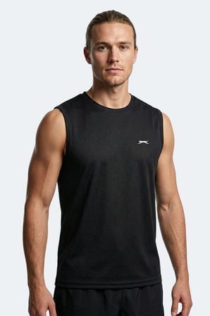 Slazenger HAZZAR I 2 Lİ SET Erkek  Beyaz - Siyah Tişört