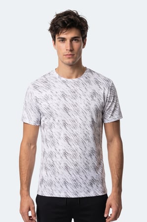 Slazenger HADY I 2 Lİ SET Erkek  Koyu Gri - Beyaz Tişört