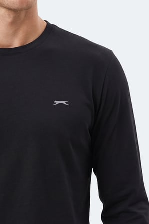 Slazenger OZZIE I Erkek  Siyah Tişört