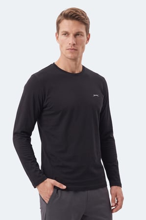 Slazenger OZZIE I Erkek  Siyah Tişört