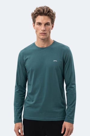 Slazenger OZZIE I Erkek  Koyu Yeşil Tişört