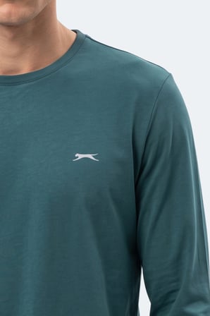 Slazenger OZZIE I Erkek  Koyu Yeşil Tişört