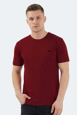 Slazenger SANDER KTN 5 li Set Erkek  Beyaz - Gri - Siyah - Lavivert - Bordo Tişört