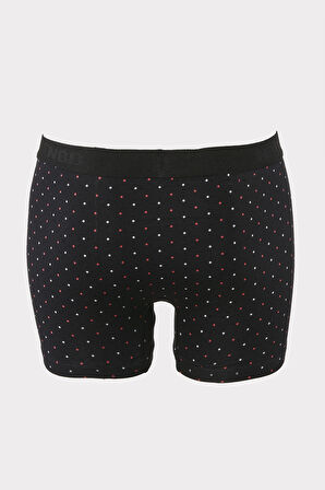 Siyah Nokta Desen Boxer