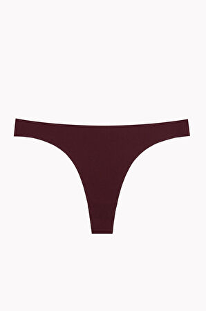 Ten Bordo Cappuccino 3lü Lazer Kesim Tanga