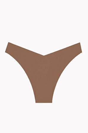 Gül Kurusu Açık Kahve Koyu Kahve 3lü Lazer İz YapmazV Shape Brazillian Külot