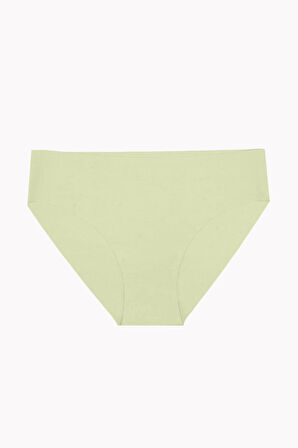 Açık Haki Mavi Lacivert  3lü Lazer Kesim Basic Külot