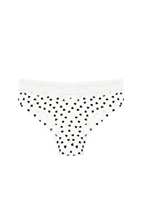 Renkli Beli Dantelli 2li Hipster Külot