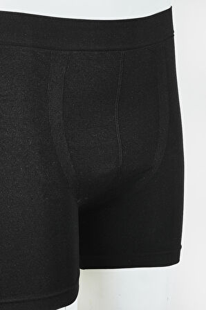 Siyah Seamless Erkek Boxer