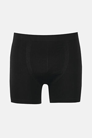 Siyah Seamless Erkek Boxer