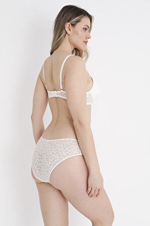 Ekru Nirvana Destekli Tek Sütyen