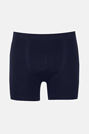 Lacivert Seamless Erkek Boxer
