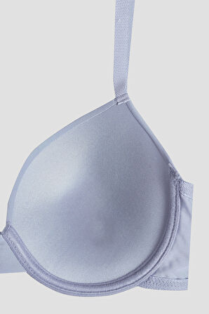 Gri Latina Hafif Destekli Sütyen