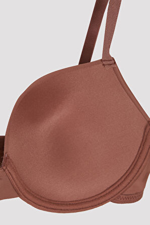 Kahverengi Latina Hafif Destekli Sütyen