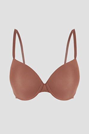 Kahverengi Latina Hafif Destekli Sütyen