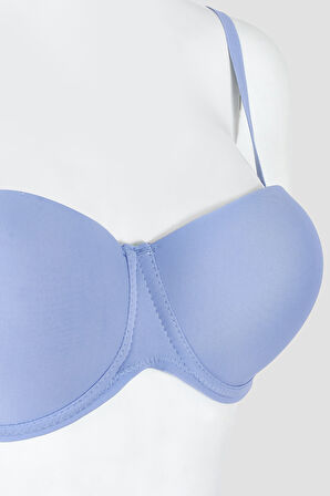 Mavi Latina Destekli Straplez Sütyen