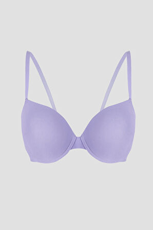 Lila Latina Hafif Destekli Sütyen