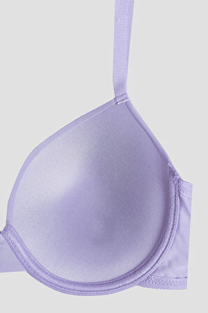 Lila Latina Hafif Destekli Sütyen