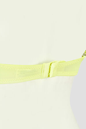 Sarı Latina Destekli Straplez Sütyen