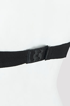 Siyah Say Cotton Soft Sütyen