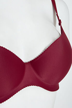 Bordo Sossa Lazer Kesim Sütyen