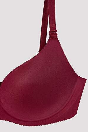 Bordo Sossa Lazer Kesim Sütyen