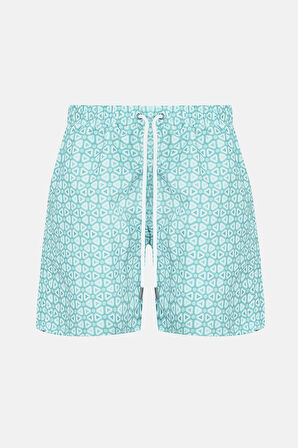 Yeşil Arthus Maze Erkek Deniz Şortu