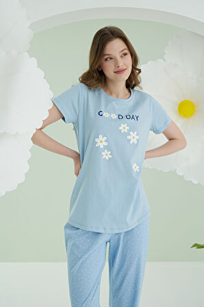 Mavi Good Day Pijama Takımı