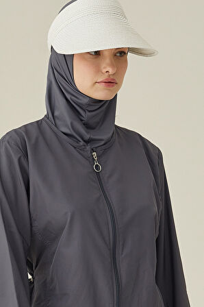 Antrasit Modern Tesettür Mayo