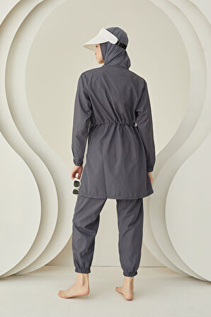 Antrasit Modern Tesettür Mayo