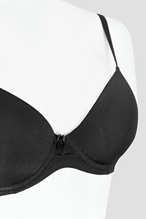 Siyah Luna Hafif Destekli Sütyen
