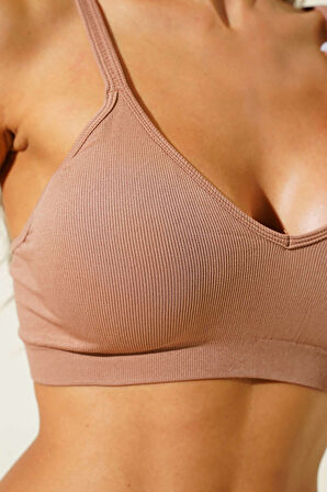 Vizon Light İnvisible V Kesim Dikişsiz Sütyen