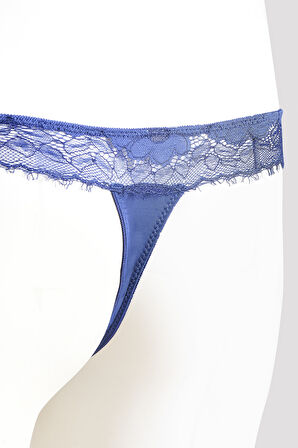 Lacivert Fiori String