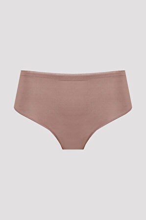 Koyu Kahve Barbara Yüksek Bel String Korse
